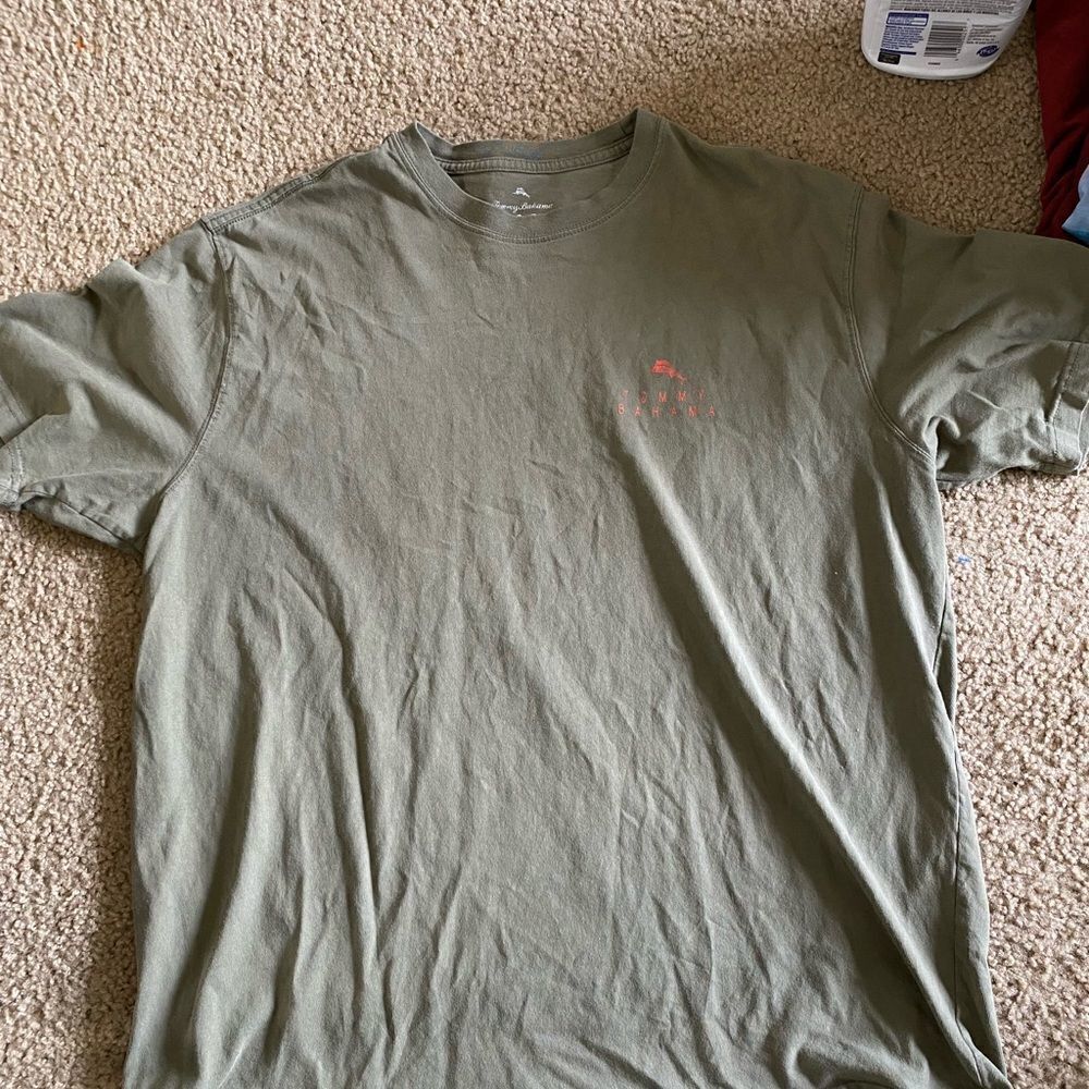 Mens Tommy Bahama Red Zone Wine Tshirt